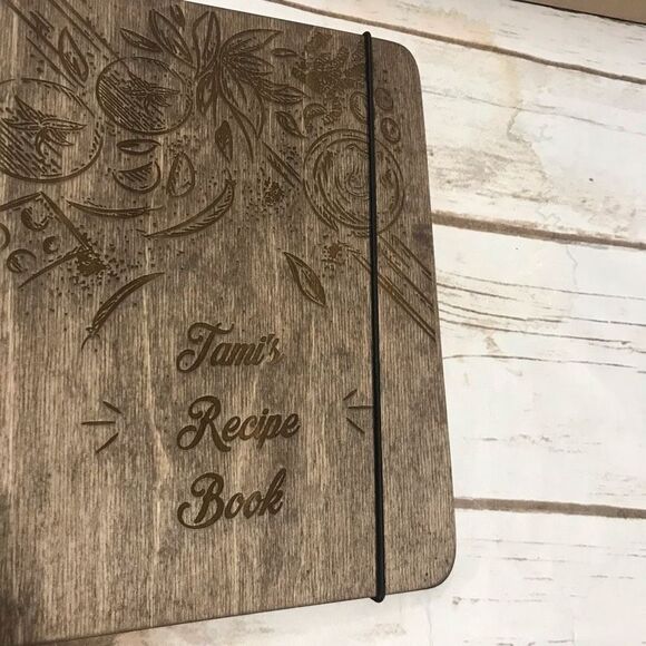 Wood Write Your Own Cookbook, Recipe Book Binder, Tami’s recipe book - Picture 3 of 8